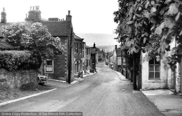 Photo of Grindleton, Stone Hill And Post Office c.1960