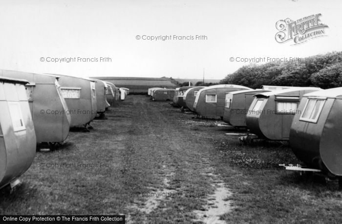 Photo of Gristhorpe, Crowsnest Caravan Camp c.1955