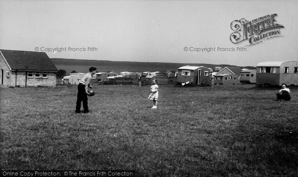 Photo of Gristhorpe, South Bay View Caravan Site, From The South c.1960