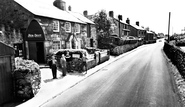 Post Office And Main Street c.1955, Groeslon