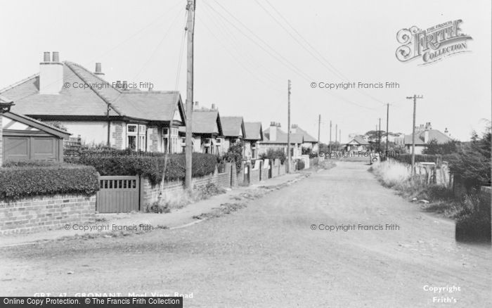 Photo of Gronant, Moel View Road c.1955