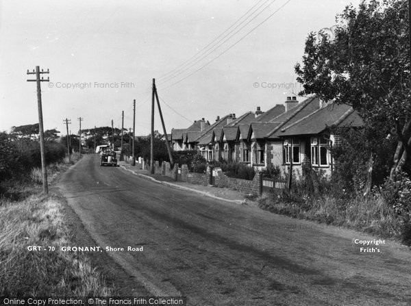 Photo of Gronant, Shore Road c.1955