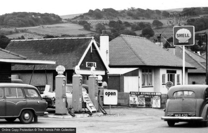 Photo of Gronant, The Filling Station c.1965