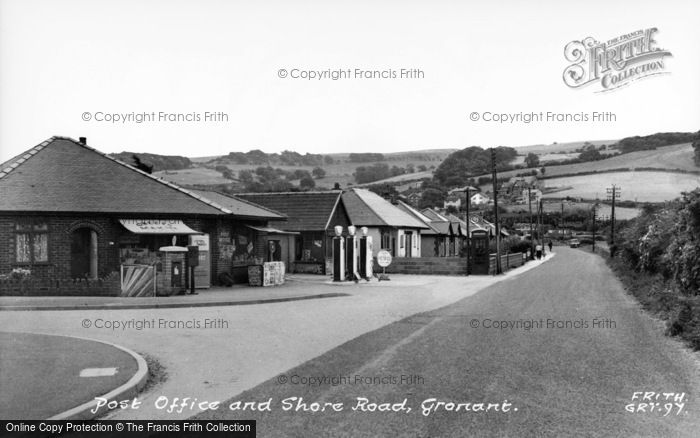 Photo of Gronant, The Post Office And Shore Road c.1965