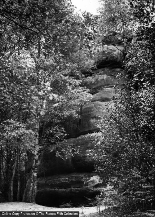 Photo of Groombridge, Harrison Rocks c.1955