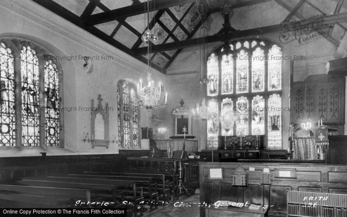 Photo of Groombridge, St John's Church Interior c.1955