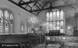 St John's Church Interior c.1955, Groombridge