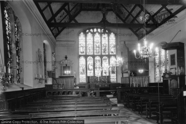 Photo of Groombridge, St John's Church Interior c.1955