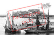 Brigantine In St Peter Port Harbour c.1870, Guernsey