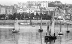 Fishing Boats In The Harbour 1899, Guernsey