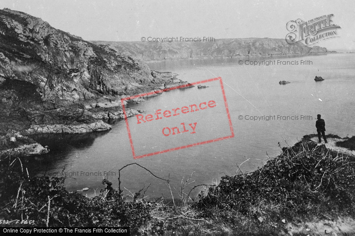 Photo of Guernsey, Le Gouffre 1893