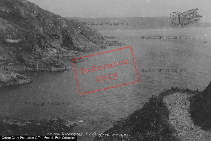 Photo of Guernsey, Le Gouffre 1899