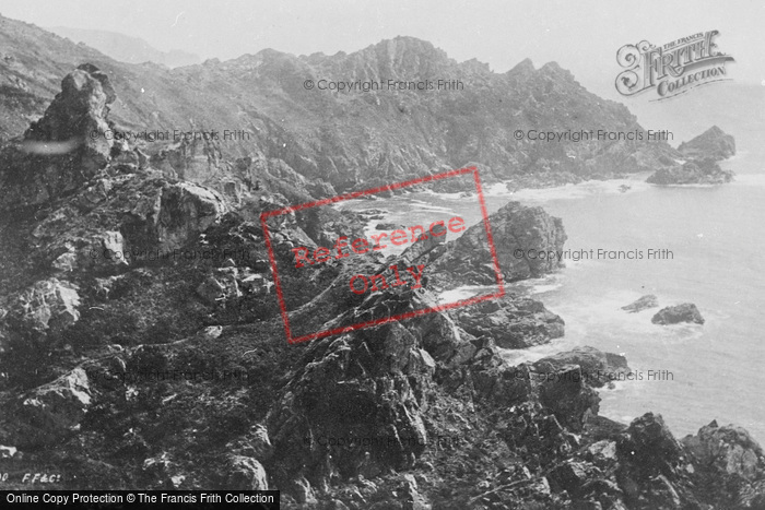 Photo of Guernsey, Le Gouffre, Moye Point 1893