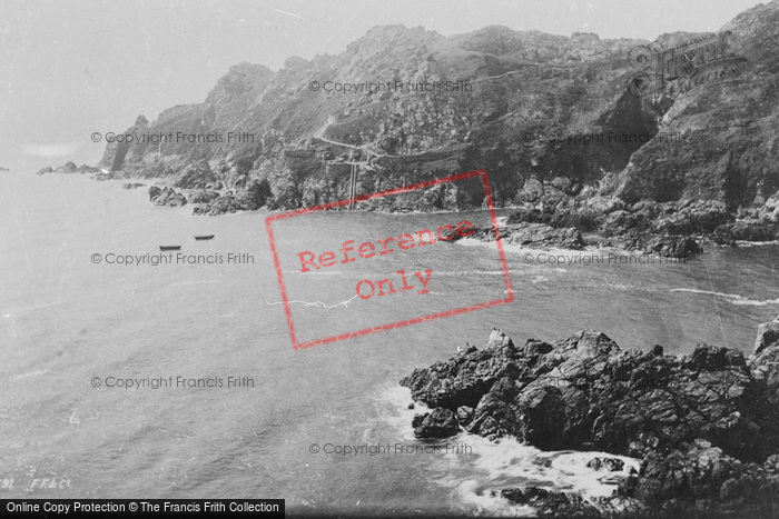 Photo of Guernsey, Le Gouffre, Moye Point 1893