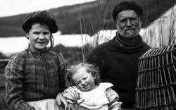 Lobster Fisherman's Family  c.1900, Guernsey