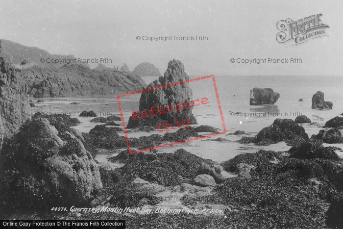 Photo of Guernsey, Moulin Huet Bay, Bathing Beach 1899