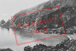 Petit Bot Bay From Old Fort 1892, Guernsey