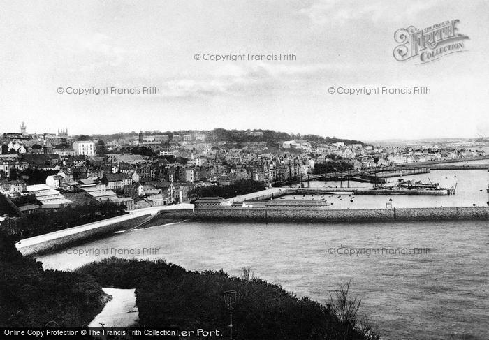 Photo of Guernsey, St Peter Port From Fort George 1892