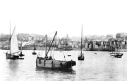 St Peter Port From White Rock 1892, Guernsey