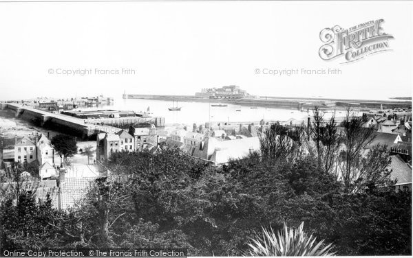 Photo of Guernsey, St Peter Port Harbour 1892