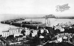St Peter Port Harbour c.1890, Guernsey