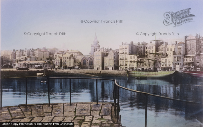 Photo of Guernsey, St Peter Port, Old Harbour 1892