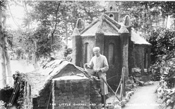 The Little Chapel And Its Builder, Vauxbelets c.1930, Guernsey