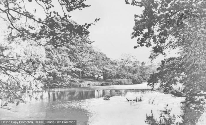 Photo of Guidepost, The River Wansbeck At Sheepwash c.1955