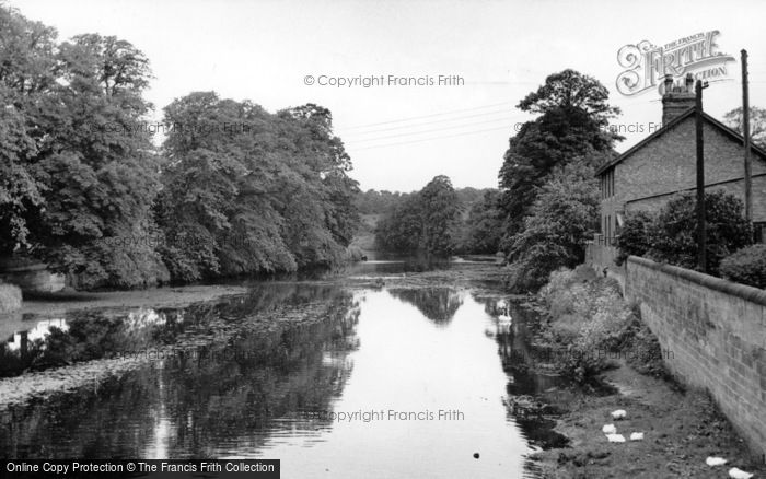 Photo of Guidepost, The River Wansbeck At Sheepwash  c.1955