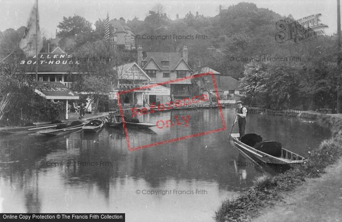 Photo of Guildford, Allen's Boathouse 1914
