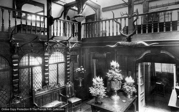 Photo of Guildford, Angel Hotel Entrance Hall With Balcony 1933