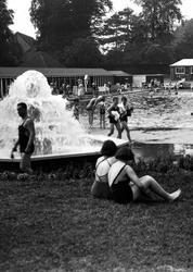 Bathers At The Lido, Stoke Park 1933, Guildford