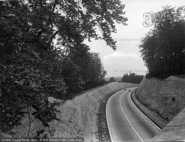 Photo of Guildford, By Pass From The Hog's Back Bridge 1938