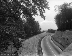 By-Pass From The Hog's Back Bridge 1938, Guildford