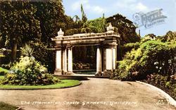 Castle Gardens, The Memorial c.1965, Guildford