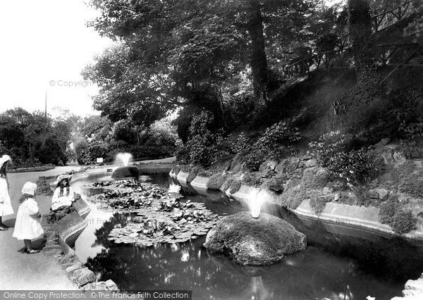 Photo of Guildford, Castle Grounds Fish Pond 1906