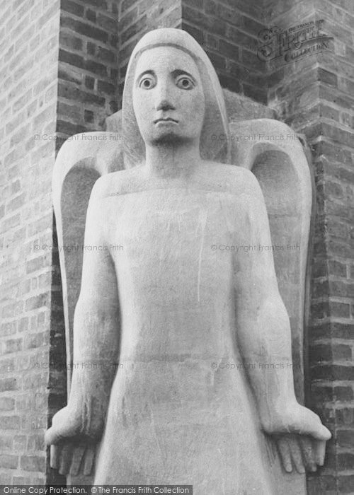 Photo of Guildford, Cathedral, An Angel c.1960