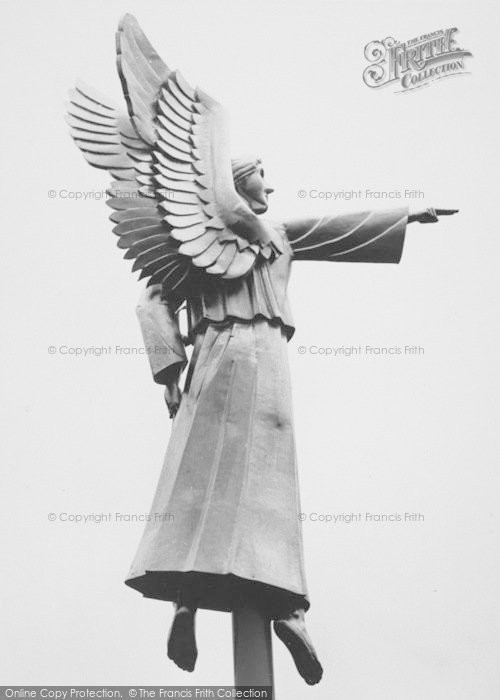 Photo of Guildford, Cathedral, Angel Weather Vane c.1960