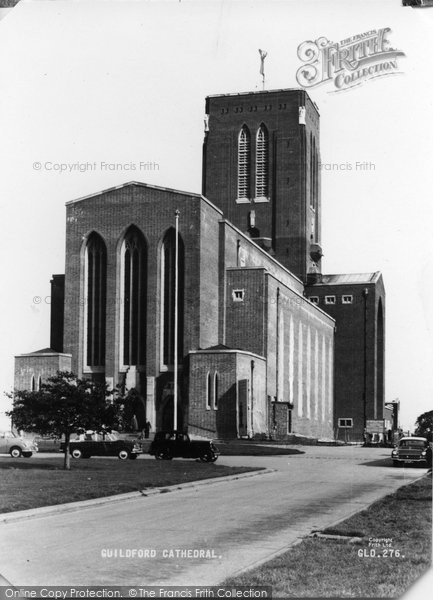 Photo of Guildford, Cathedral c.1960