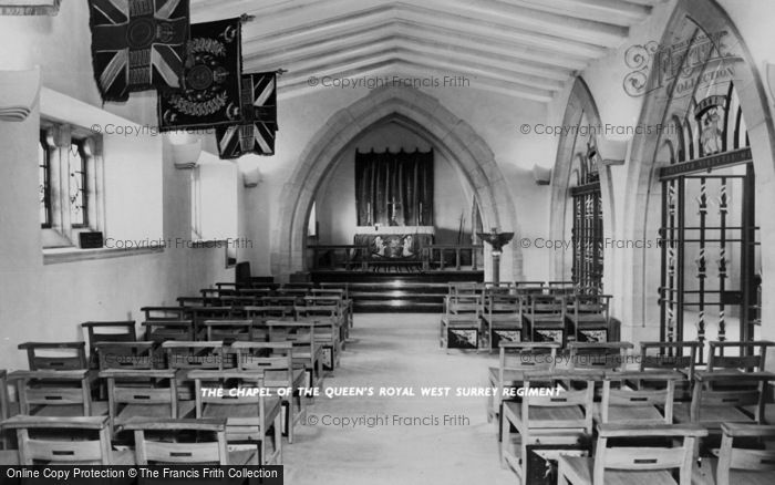 Photo of Guildford, Cathedral, Chapel Of The Queen's Royal West Surrey Regiment c.1965