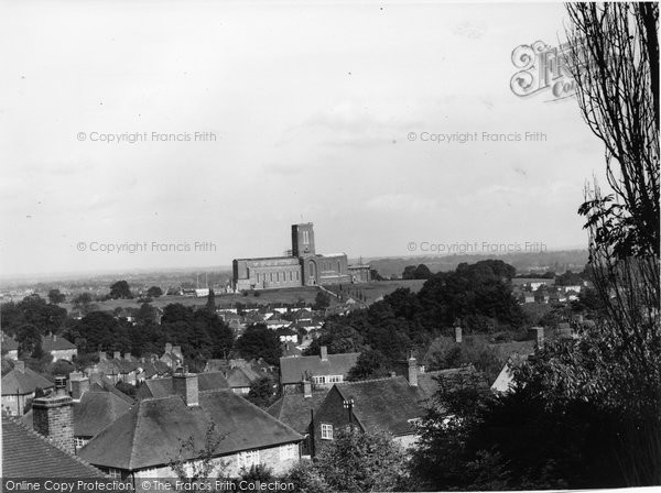 Photo of Guildford, Cathedral, from the South c1960