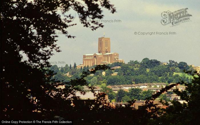 Photo of Guildford, Cathedral On Stag Hill c.1990