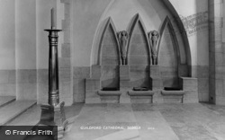 Cathedral, Sedilia c.1965, Guildford