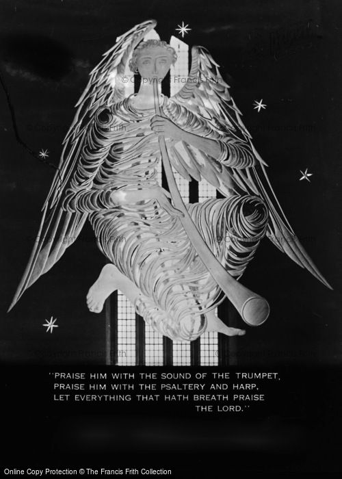 Photo of Guildford, Cathedral, South Porch, Angel With Trumpet c.1965