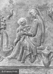 Cathedral, South Porch, Elemental Occupations Of Women - Motherhood c.1965, Guildford