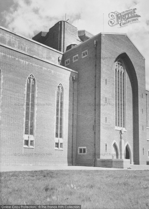 Photo of Guildford, Cathedral, South Side c.1960