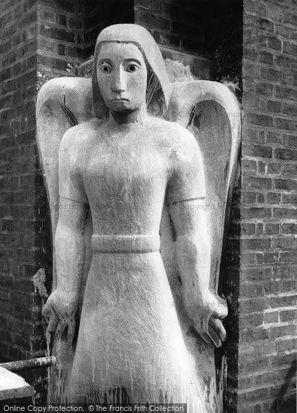Photo of Guildford, Cathedral, The Angel c.1960