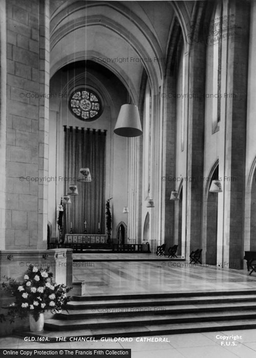 Photo of Guildford, Cathedral, The Chancel c.1961