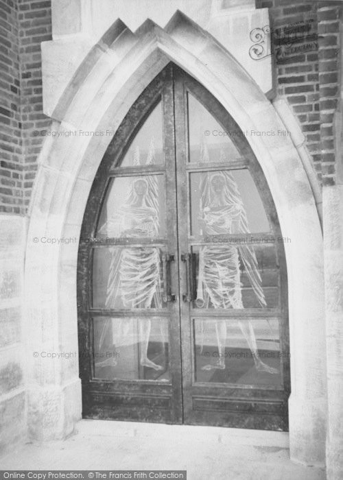 Photo of Guildford, Cathedral, West Door c.1960