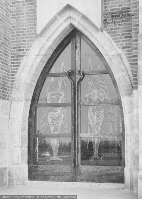 Photo of Guildford, Cathedral, West Door c.1960